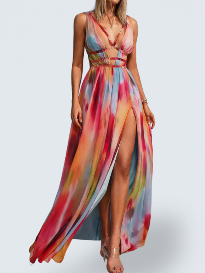 Eileen | Printed Maxi Dress