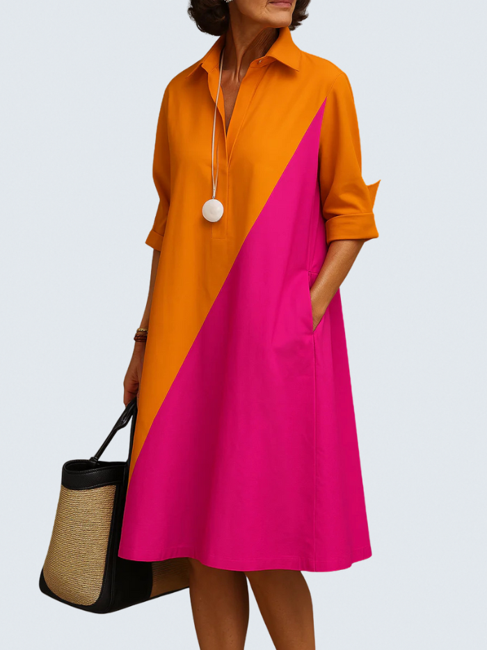 Helene | Elegant Midi Dress for Effortless Sophistication