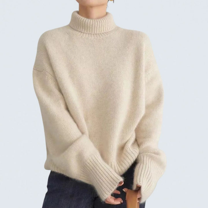Isabella | Cashmere High-Neck Sweater