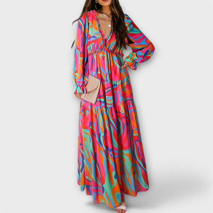 Helen | Elegant Blossom Dress
