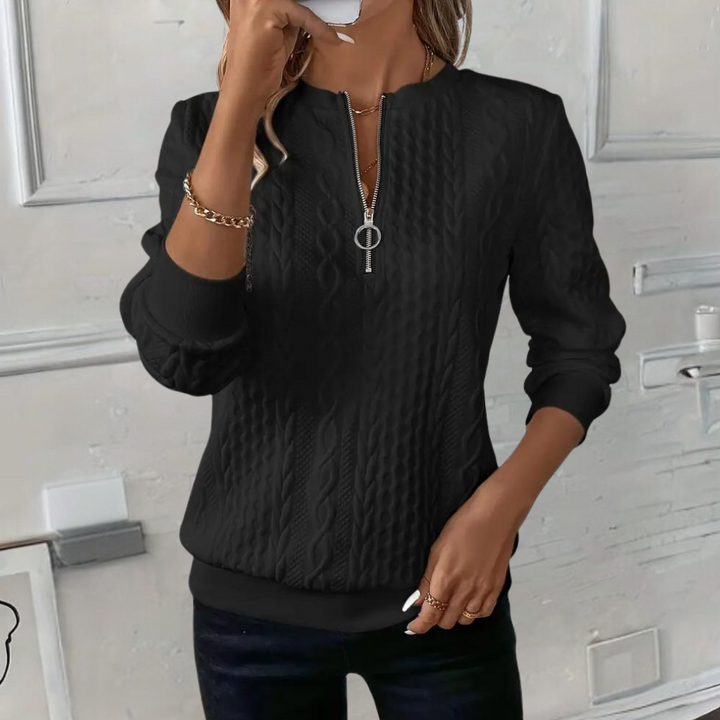 Esme | Zip-Up Sweater
