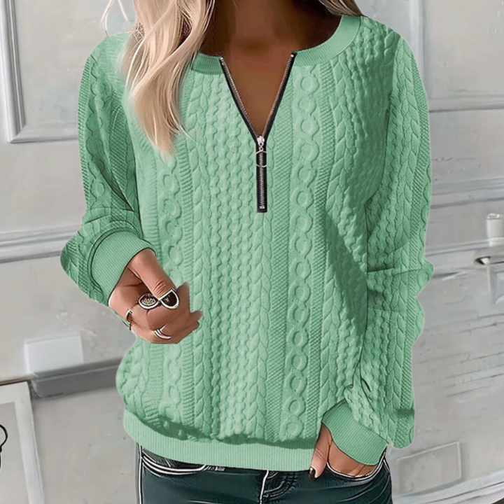 Esme | Zip-Up Sweater