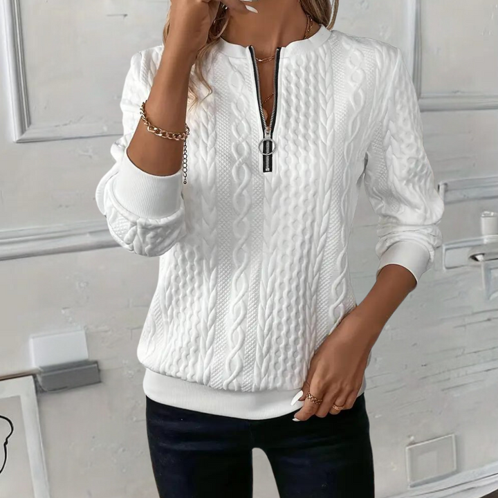 Esme | Zip-Up Sweater