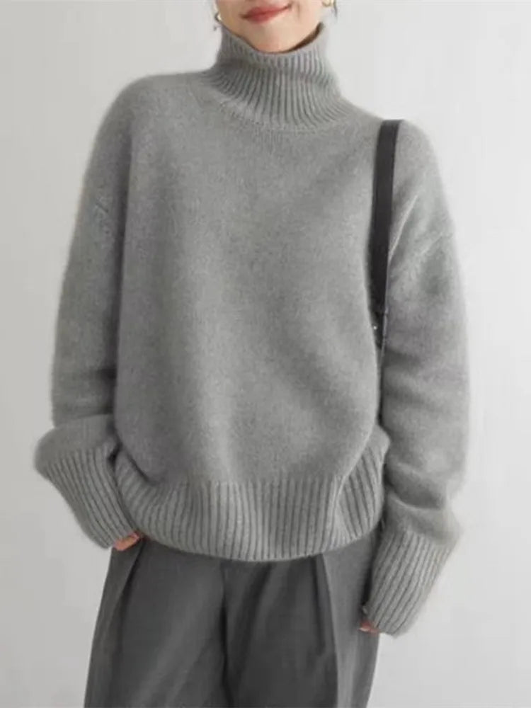 Isabella | Cashmere High-Neck Sweater