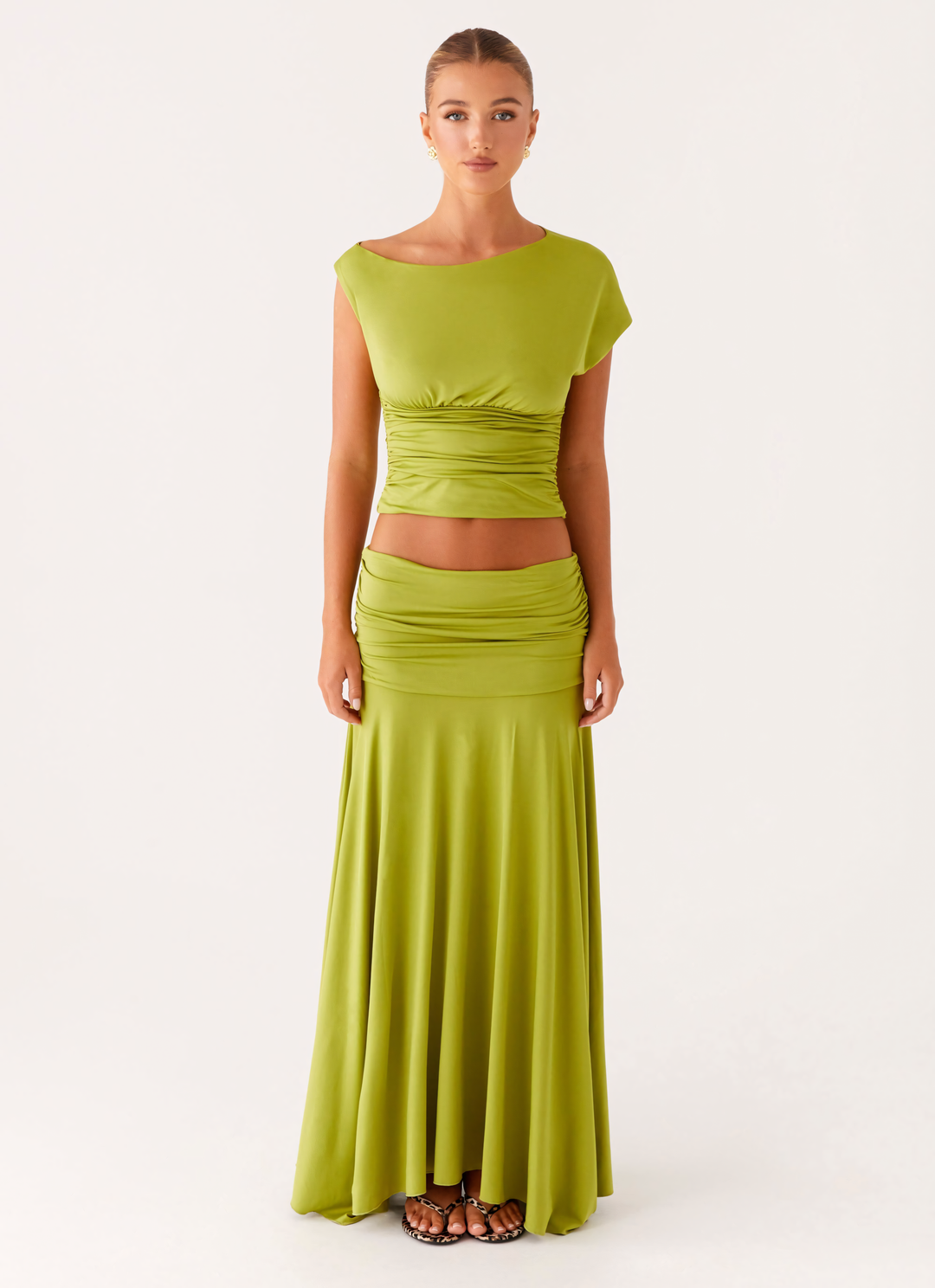 Liana | Ruched Maxi Set