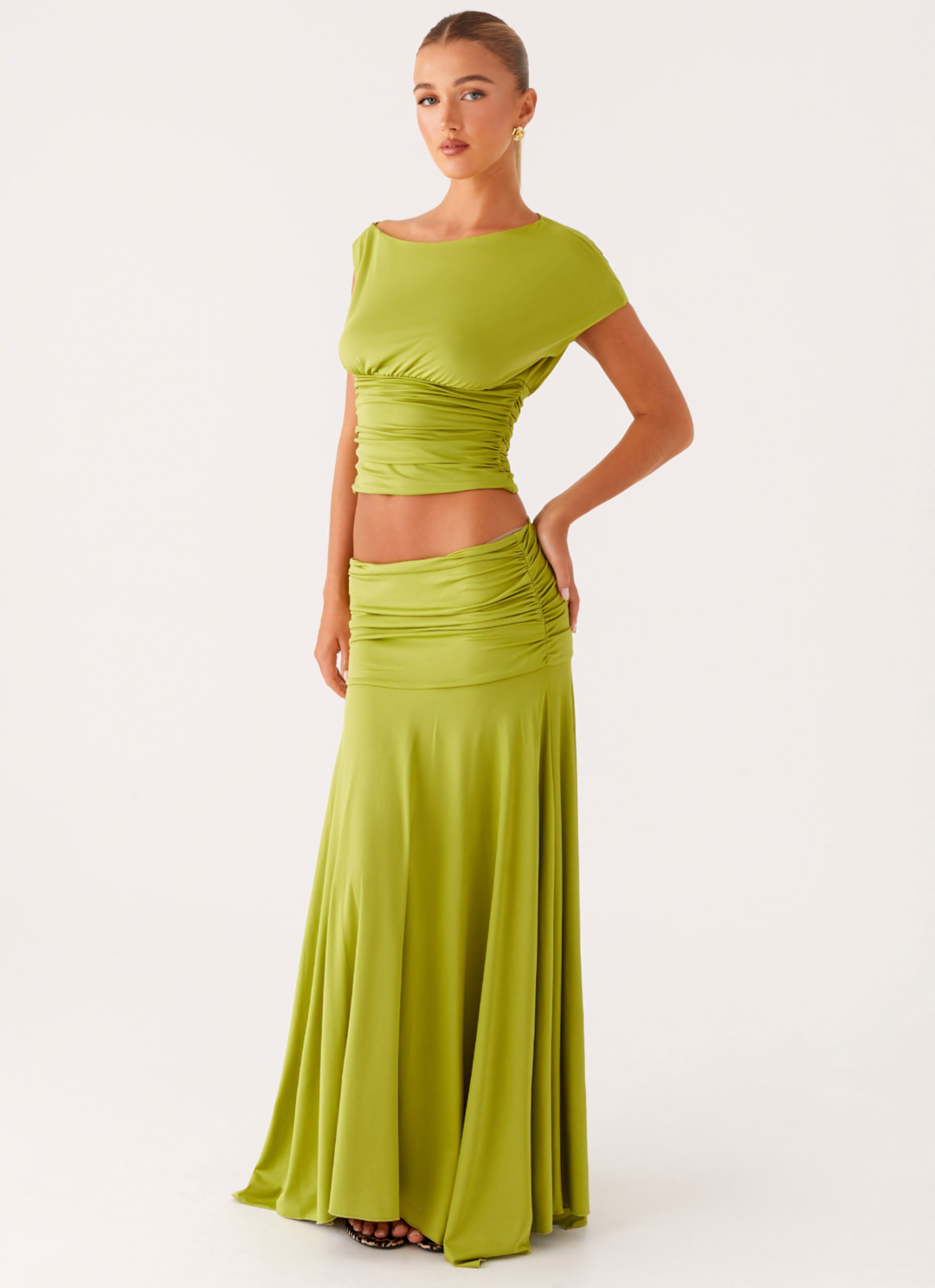Liana | Ruched Maxi Set