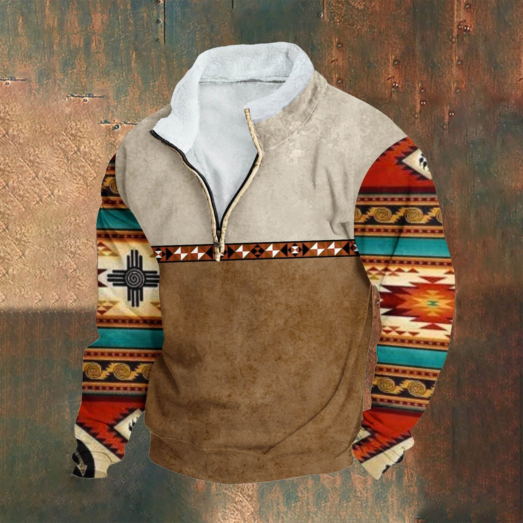 Lightweight Urban Pullover with Classic Collar