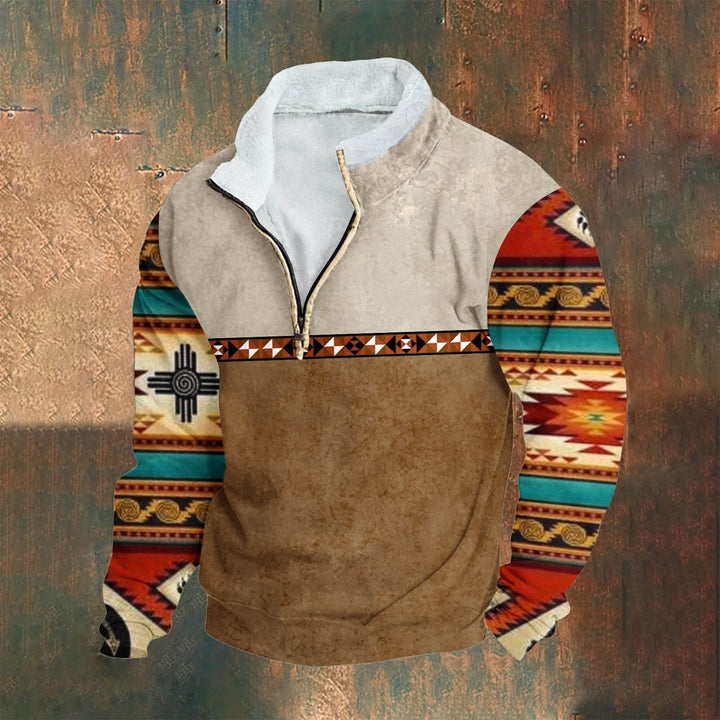 Lightweight Urban Pullover with Classic Collar