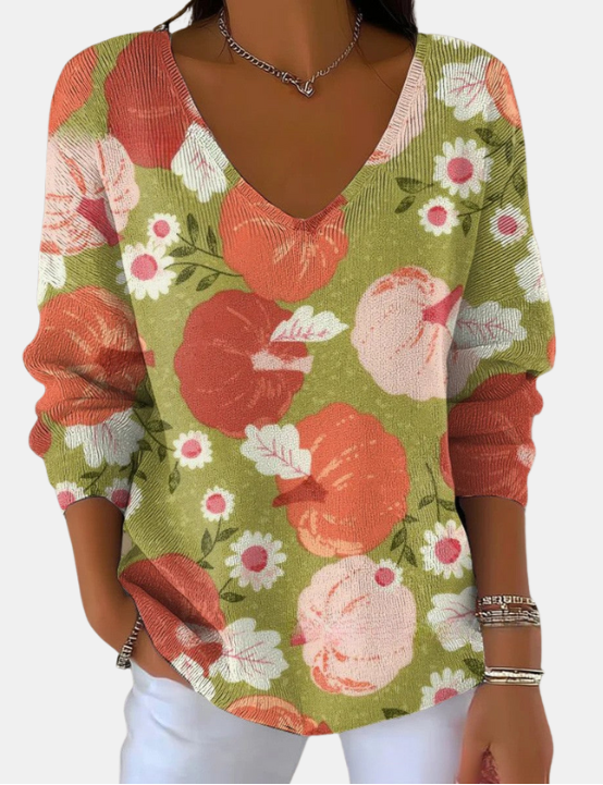 Clover | V-Neck Sweater