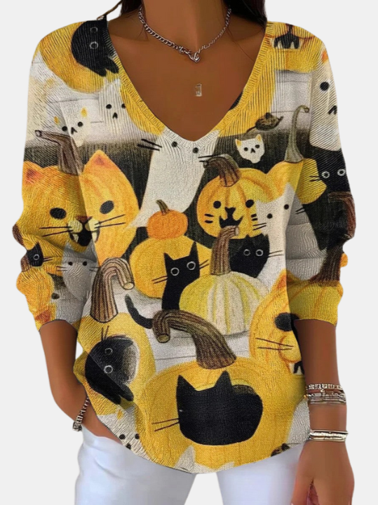 Solara | V-Neck Sweater