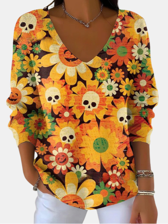 Fiora | V-Neck Sweater