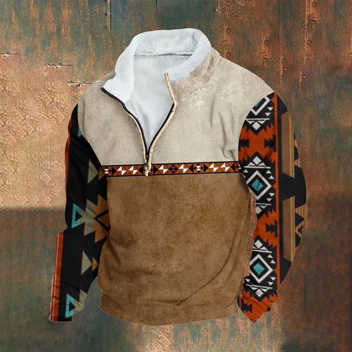 Lightweight Urban Pullover with Classic Collar