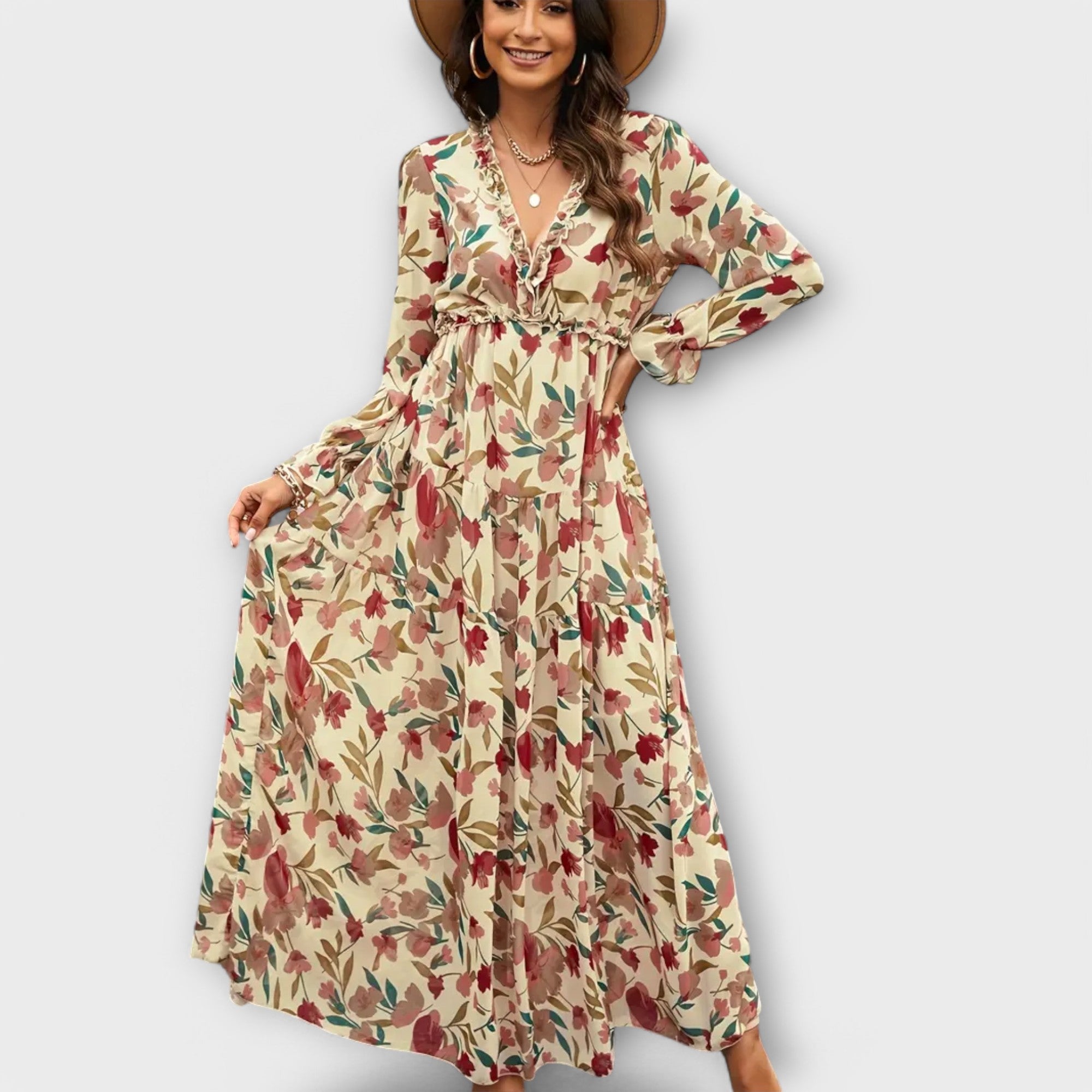 Helen | Elegant Blossom Dress