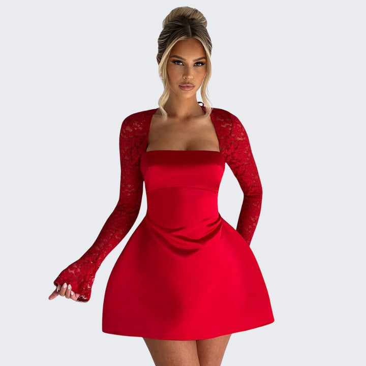 Sadie | Red Mini Dress