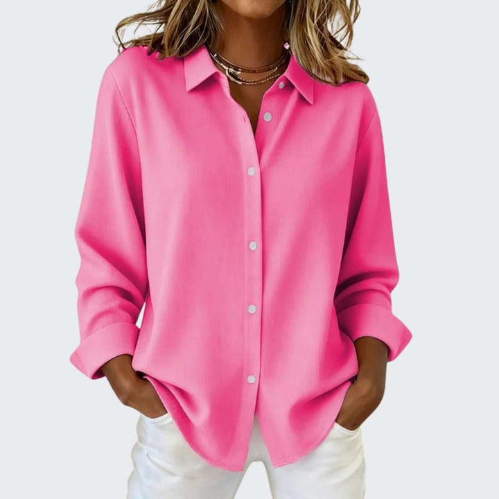 Aurelie | Elegant Button Blouse