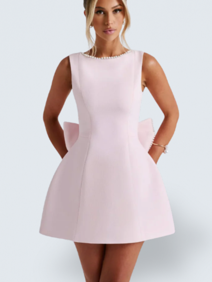 Yareli | Elegant Bow Dress