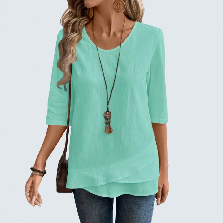 Maryam | Flowy Layered Blouse