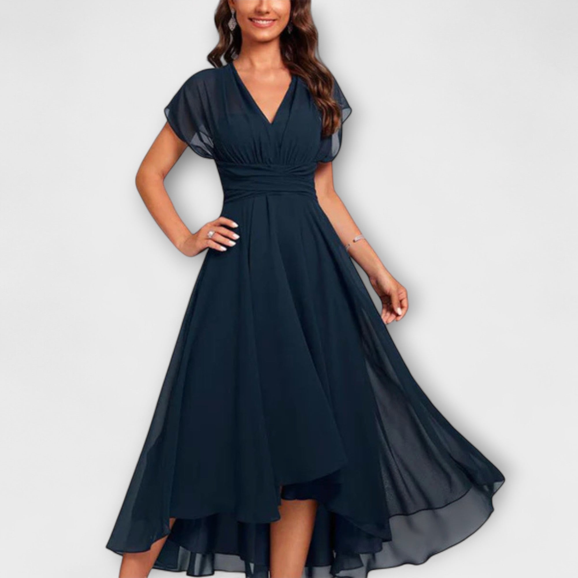 Catalina | Flowing V-Neck Maxi Dress