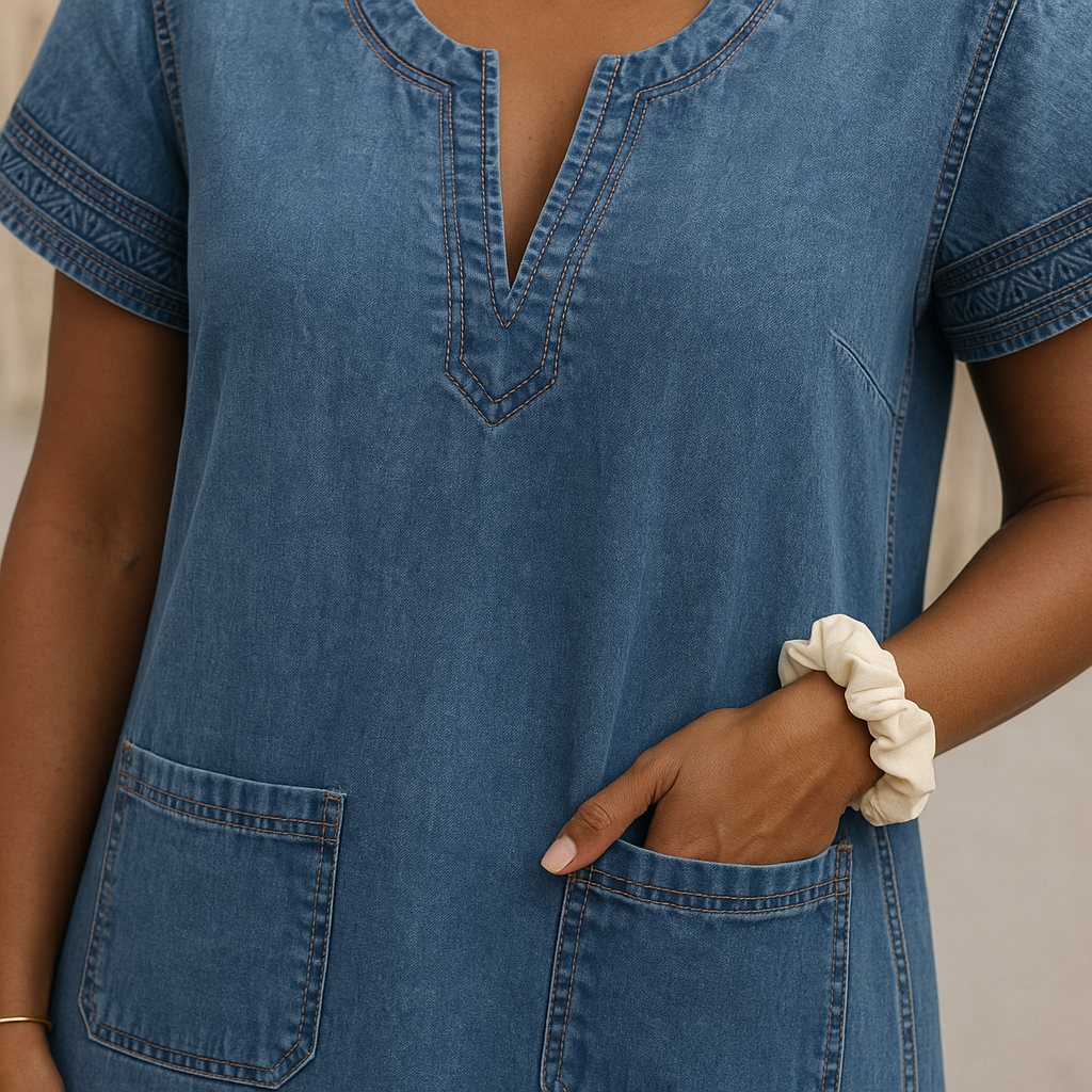 Vienne | Denim Pocket Dress