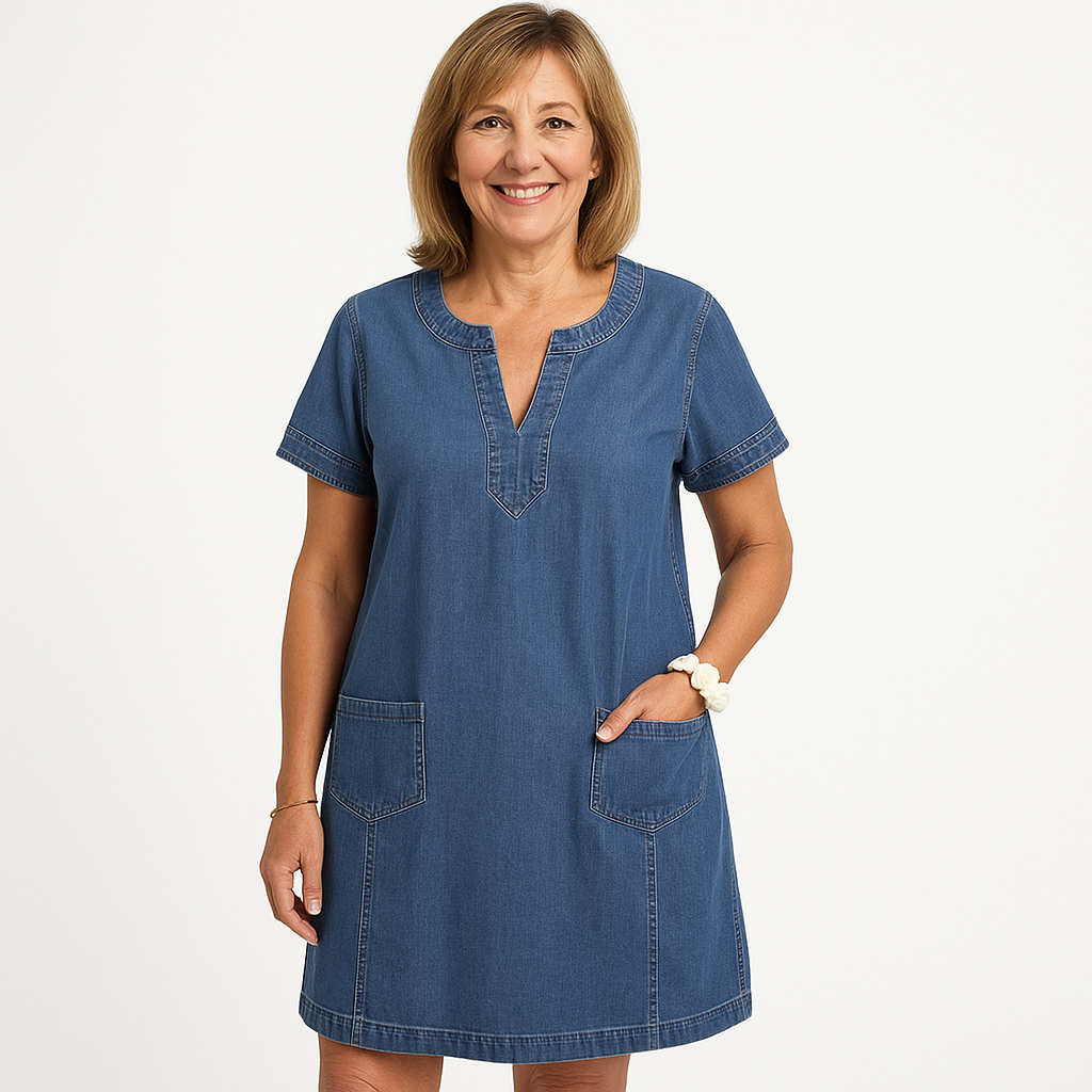 Vienne | Denim Pocket Dress