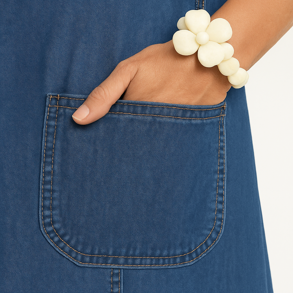 Vienne | Denim Pocket Dress