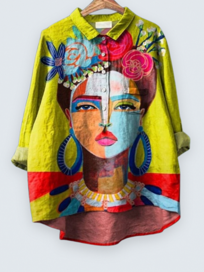 Freda Oil Painting  Shirt