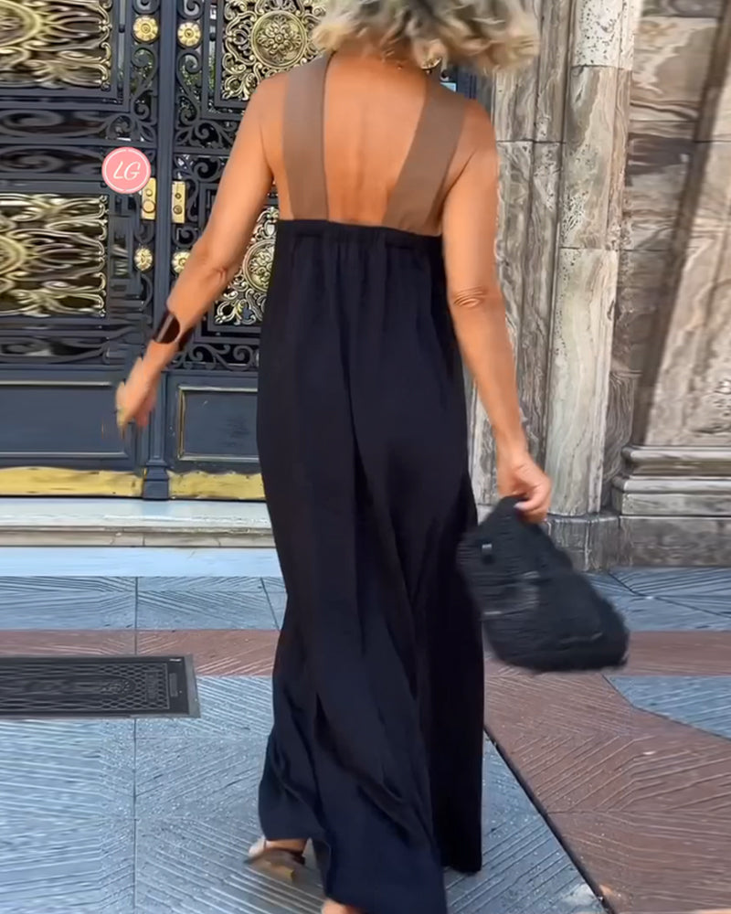 Elara | Cross Neck Dress