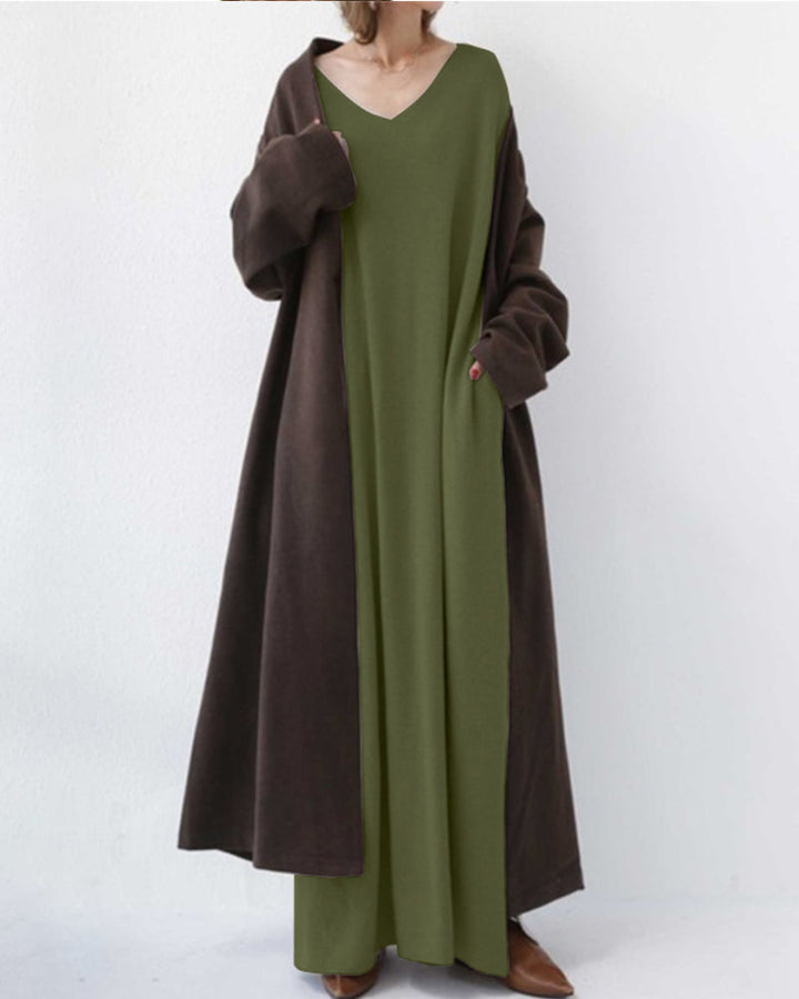Nora | Elegant Casual V-Neck Dress