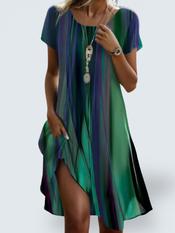 Jamie | Relaxed Boho Dress with Gradient