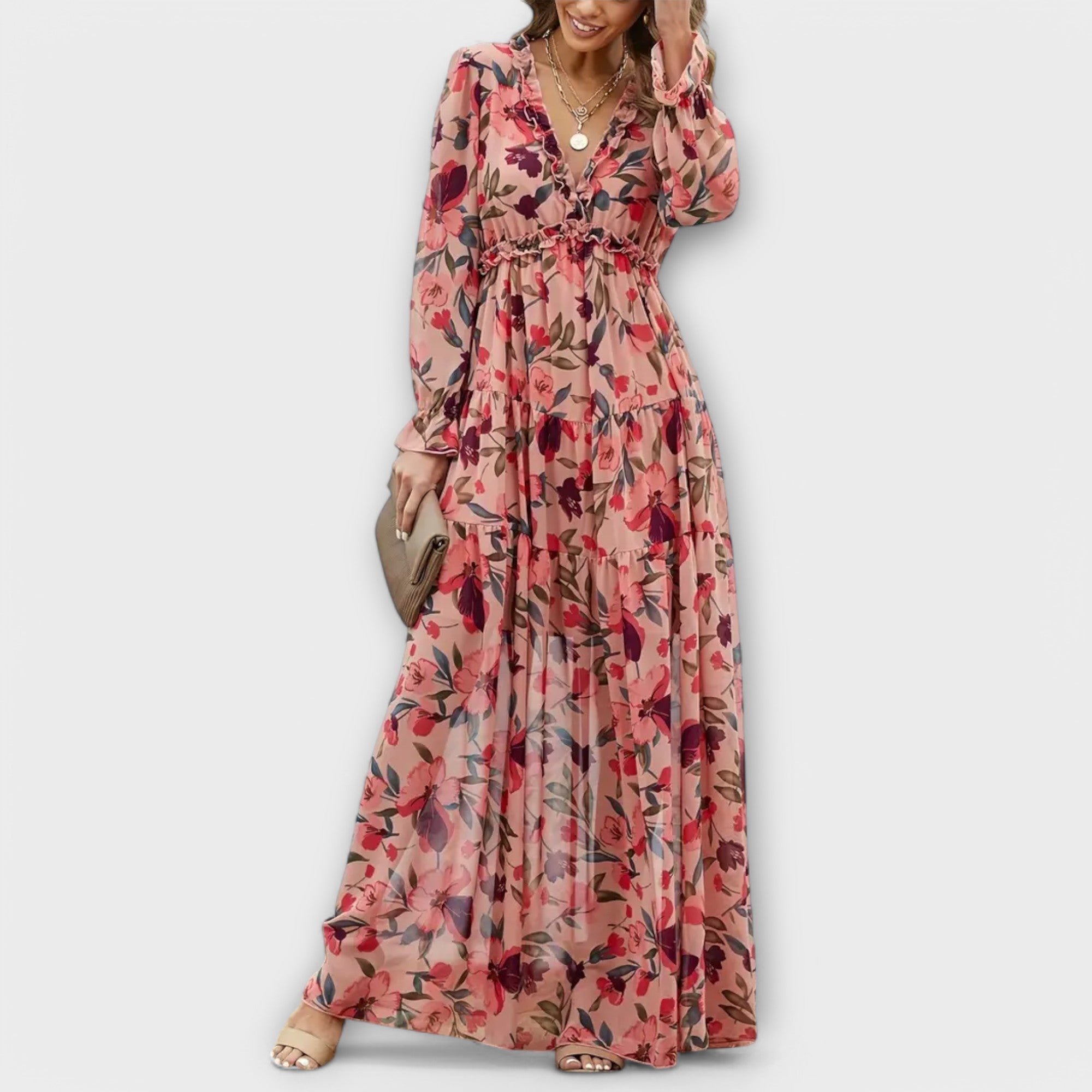 Helen | Elegant Blossom Dress