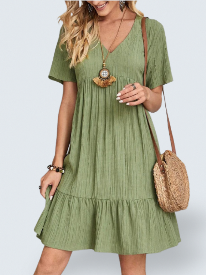 Solenne | Bohemian-Style Relaxed Dress
