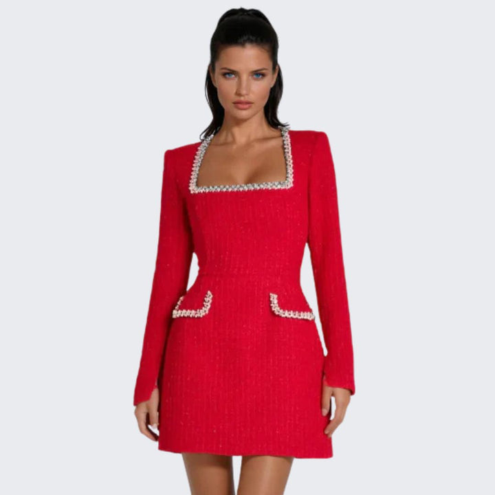 Jolene | Tweed Mini Dress