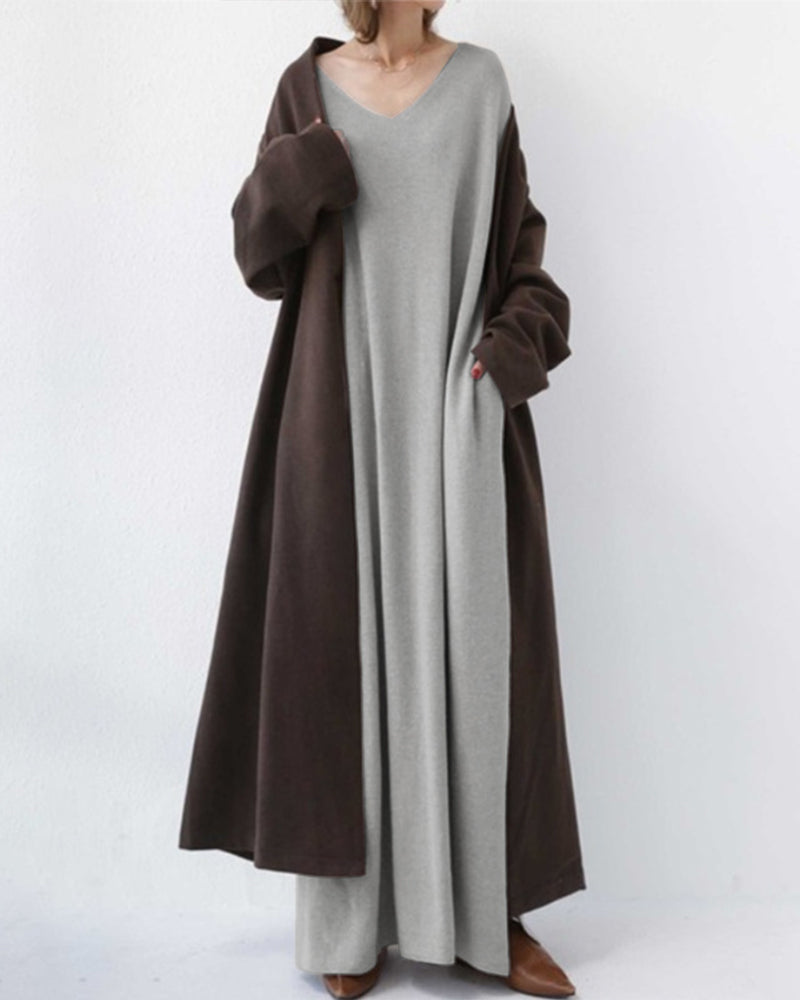 Nora | Elegant Casual V-Neck Dress