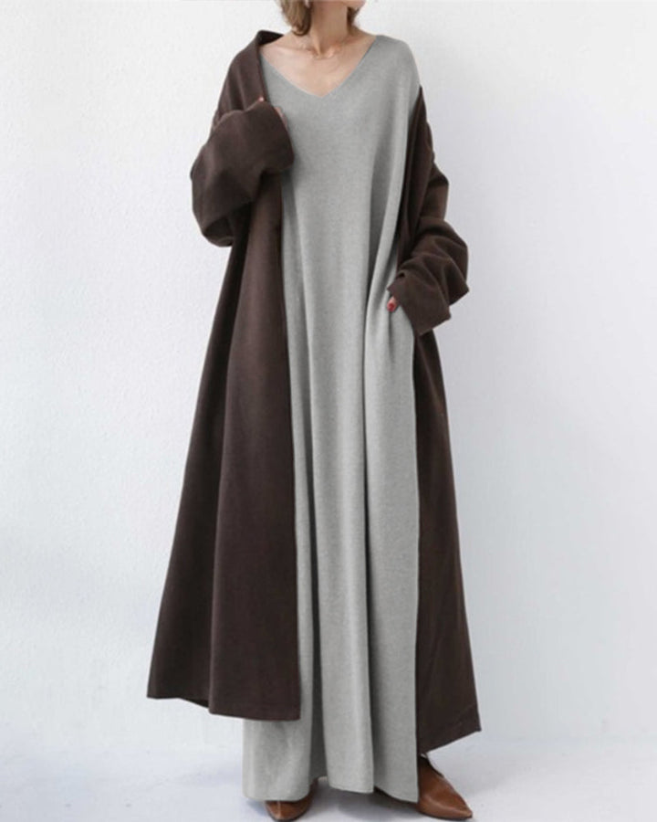 Nora | Elegant Casual V-Neck Dress
