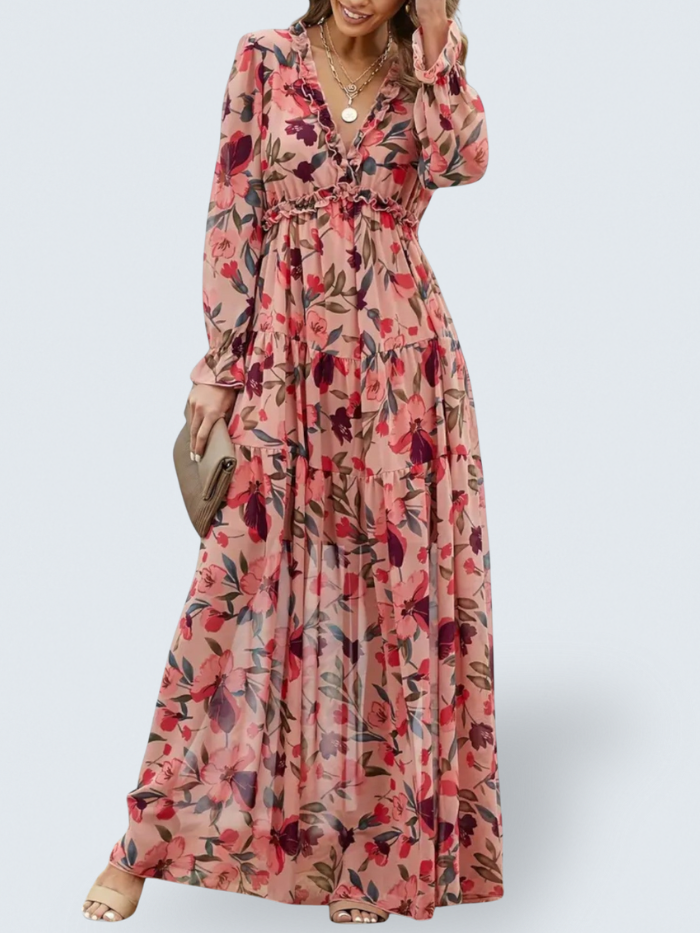 Helen | Elegant Blossom Dress