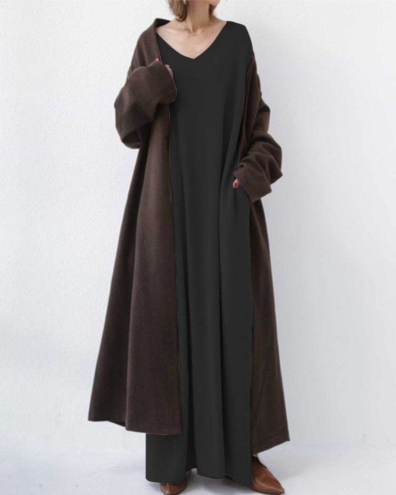 Nora | Elegant Casual V-Neck Dress