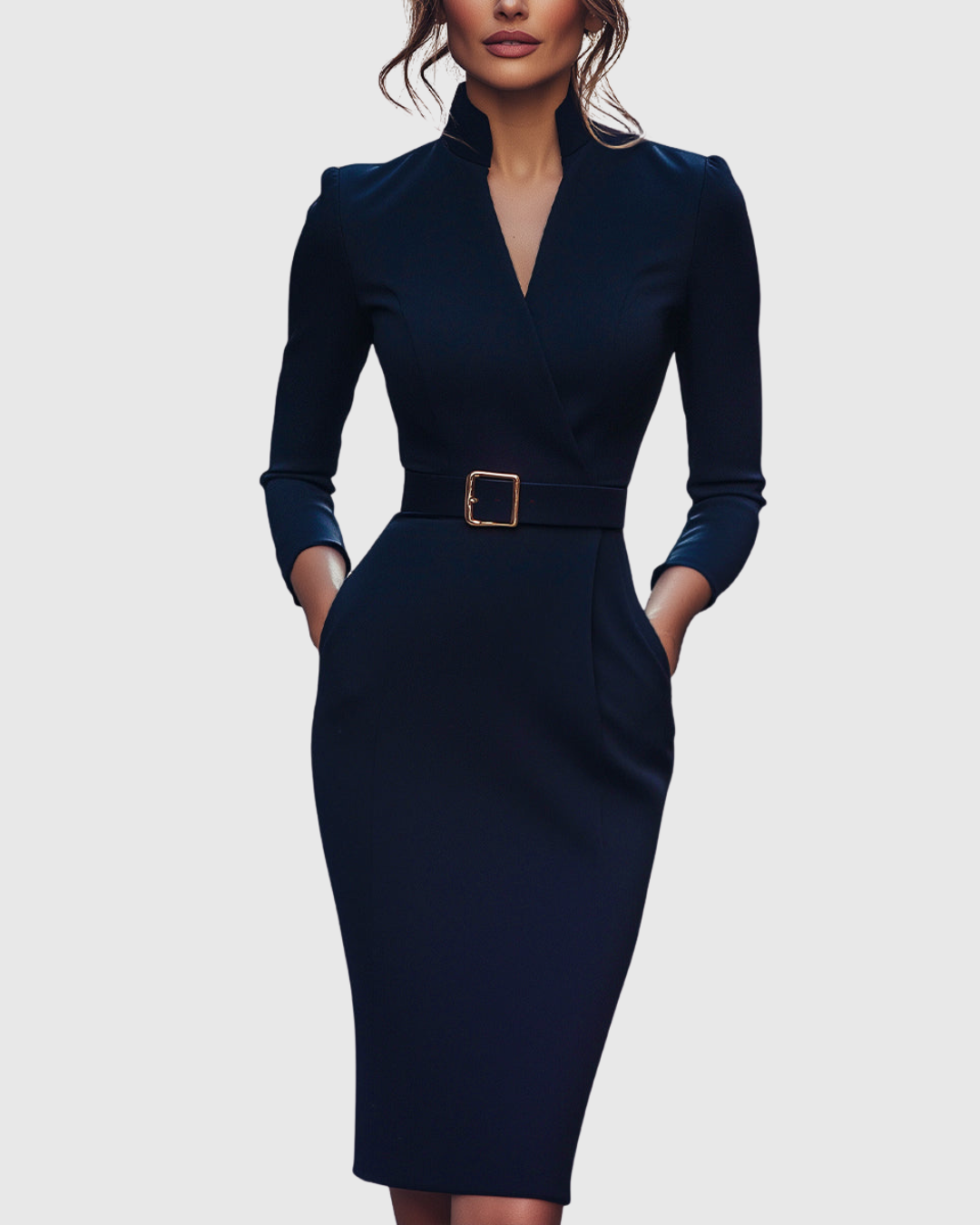 Claribel | Elegant Midi Dress