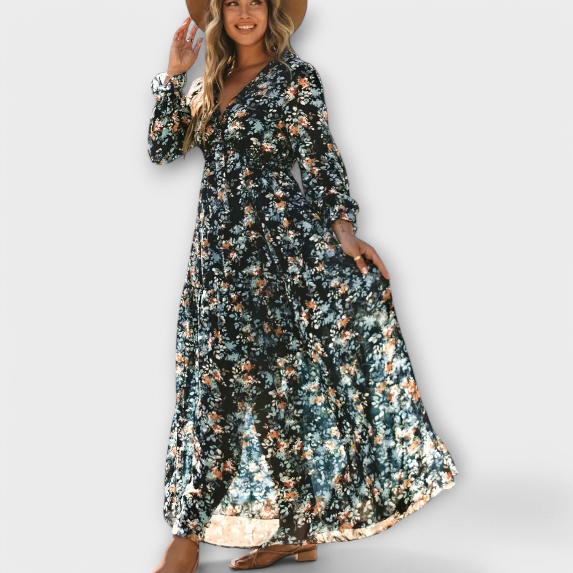 Helen | Elegant Blossom Dress