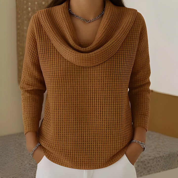 Amber | Waffle Sweater