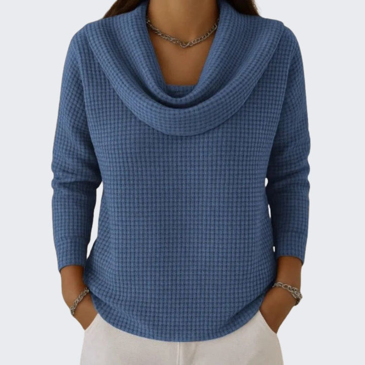 Amber | Waffle Sweater