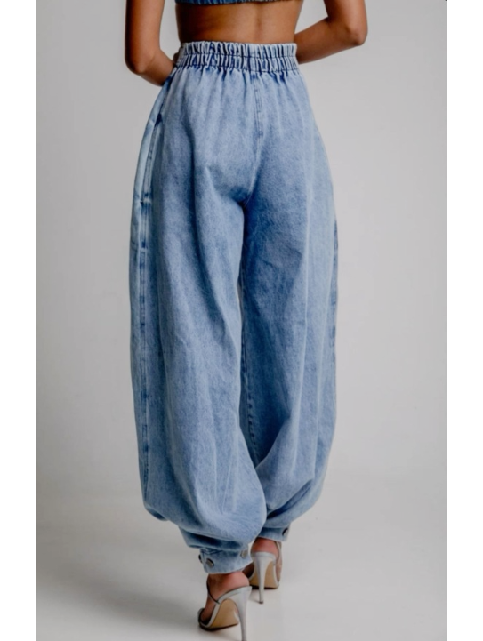 Aero | High Waist Balloon Jeans