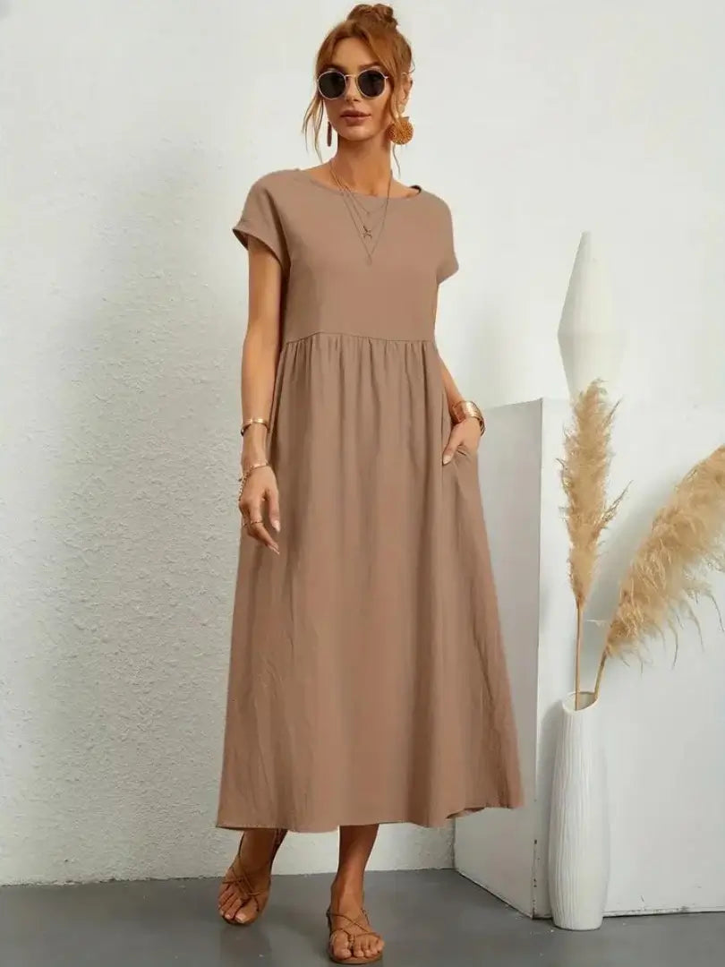 Celine | Midi Dress with Pockets