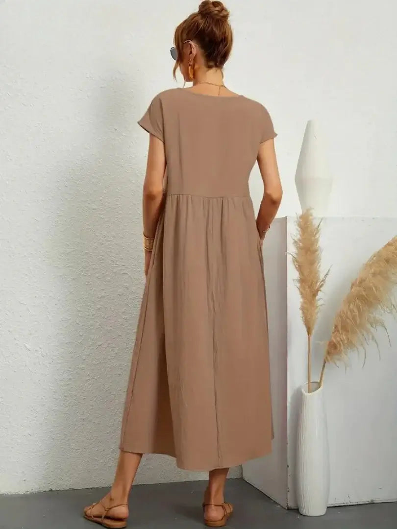 Celine | Midi Dress with Pockets