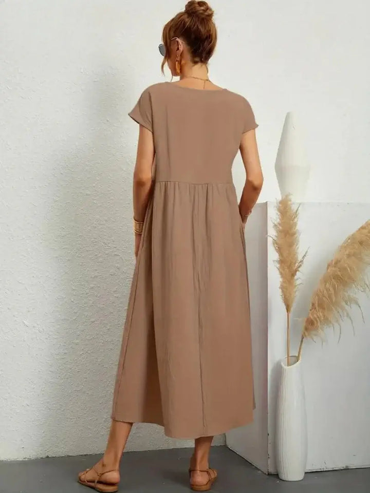 Celine | Midi Dress with Pockets