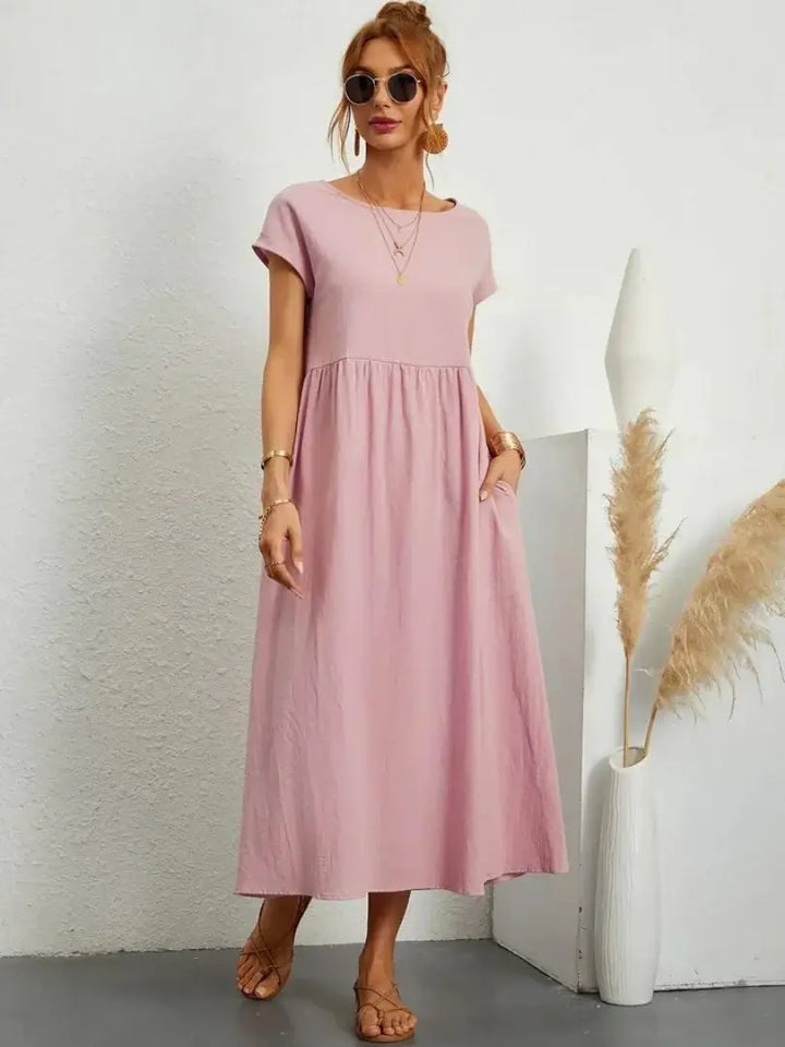 Celine | Midi Dress with Pockets