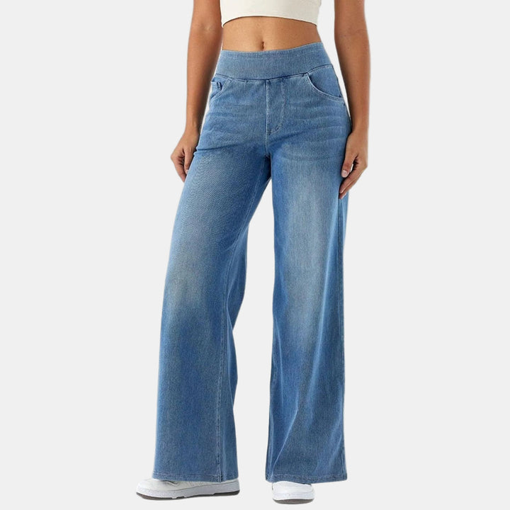 Oriana | Stretchable Wide-Leg Jeans