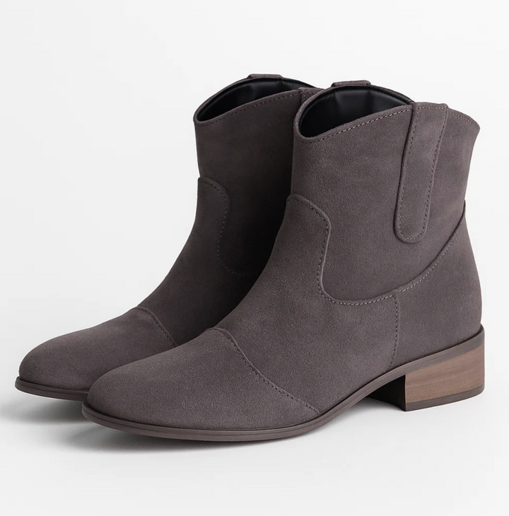 Suede western boots
