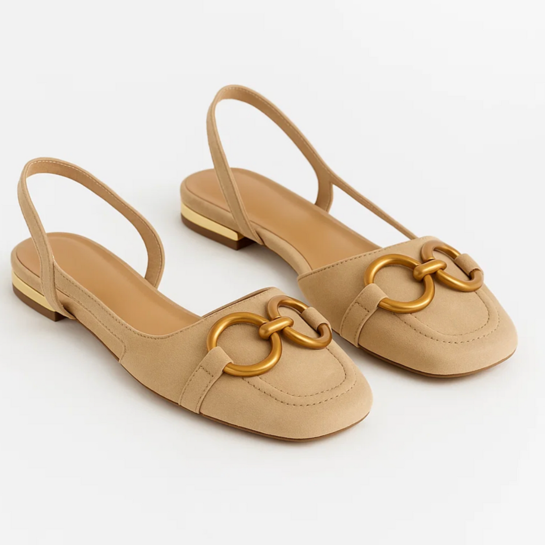 Novara | Slingback Flat Shoes