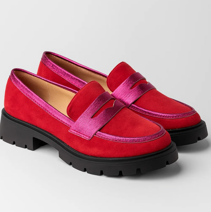 Velvet Velours Loafers