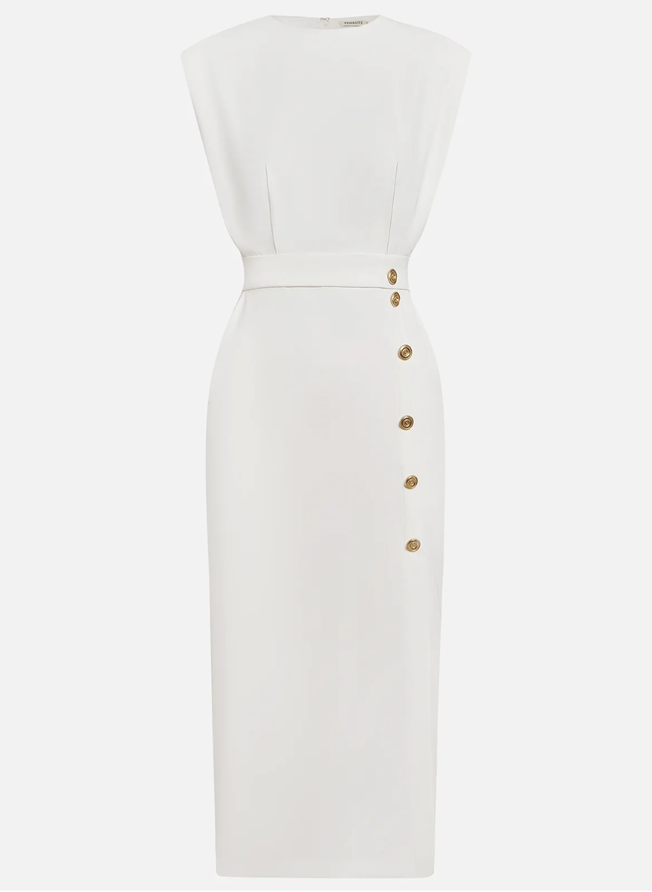 Nomi | Elegant Ivory Dress